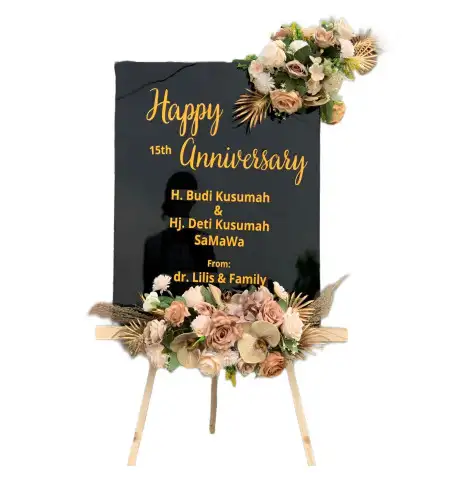 Papan Bunga Akrilik Ciduwet