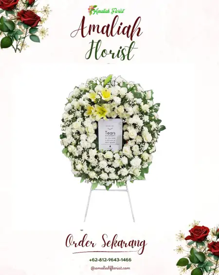 Krans Bunga Duka Ciduwet